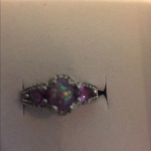 Opal sterling Silver Ring